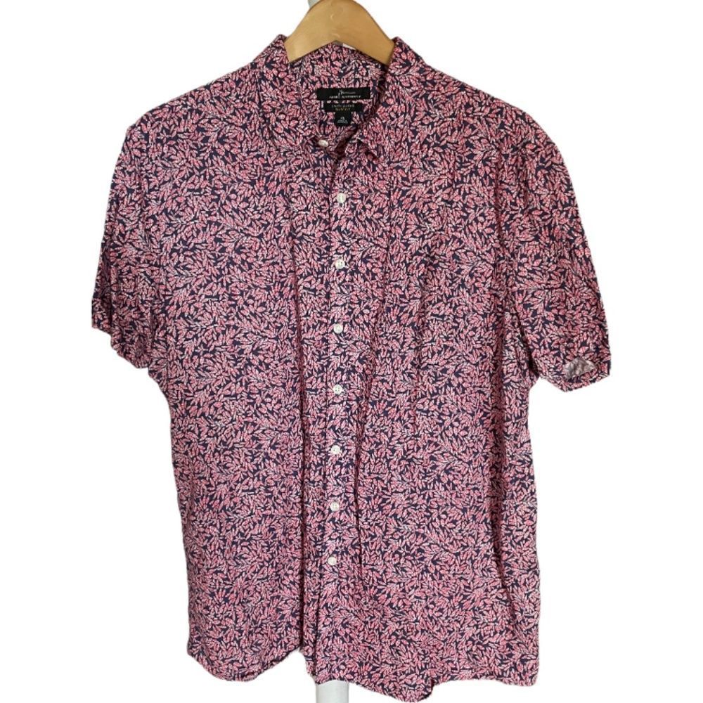 Men's Pink Floral Shirt